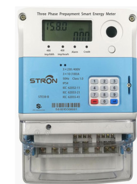Het vooruitbetaalde Gespleten van de de Energiemeter van de Toetsenbord Enige Fase van het Kredietalarm Lage Symbolische Type