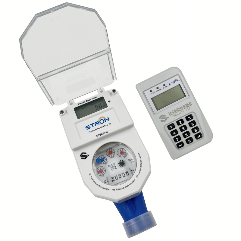 Fabriek direct R160 STS slimme CIU afstandsbediening geïntegreerde koperen schelp IP68 bescherming watermeter voorafbetaald