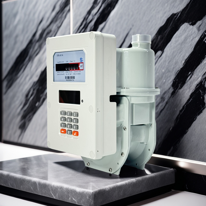 LAN / WAN prepaid gasmeter met zelfrouterende meshwork-verbinding type PLC naar concentrator