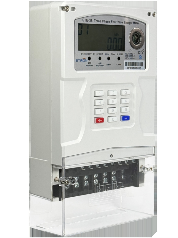 Elektrische slimme meter 100A maximale stroomklasse 2.0 energie nauwkeurigheid voor nauwkeurige energiemeting