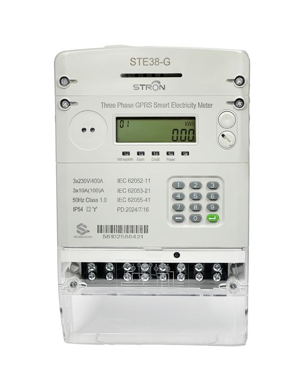 Split Keypad Smart Prepaid Electricity Meter with Keypad Input Way and 30 V/m RF Immunity Rating