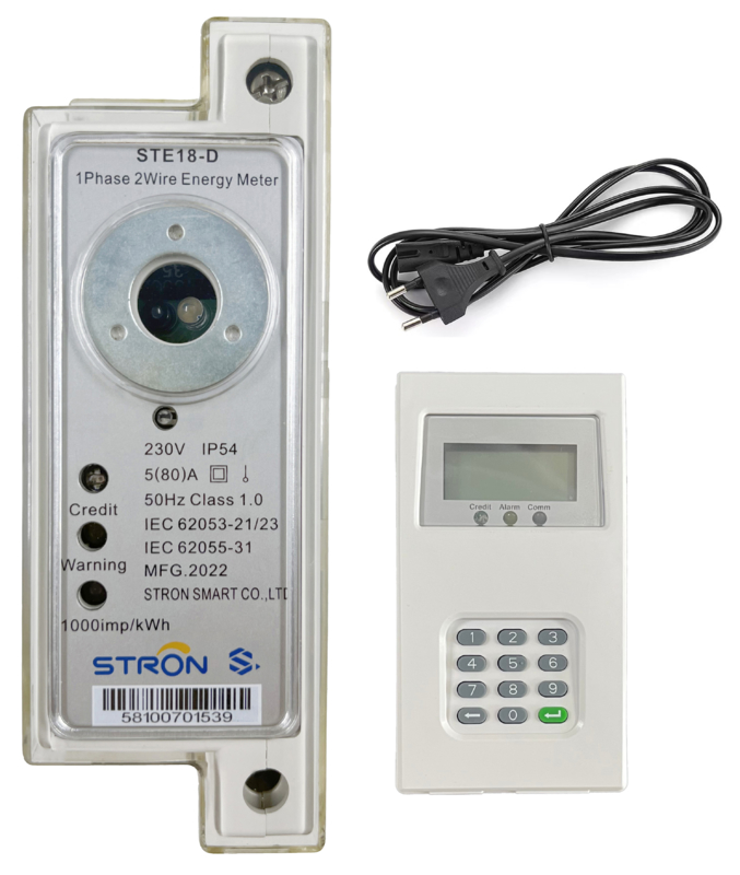 Slimme Prepaid Elektriciteitsmeter Alipay Betalingsopties Communicatie met AMI-systeem via Data Concentrator Netwerk Compatibiliteit 2G en 4G
