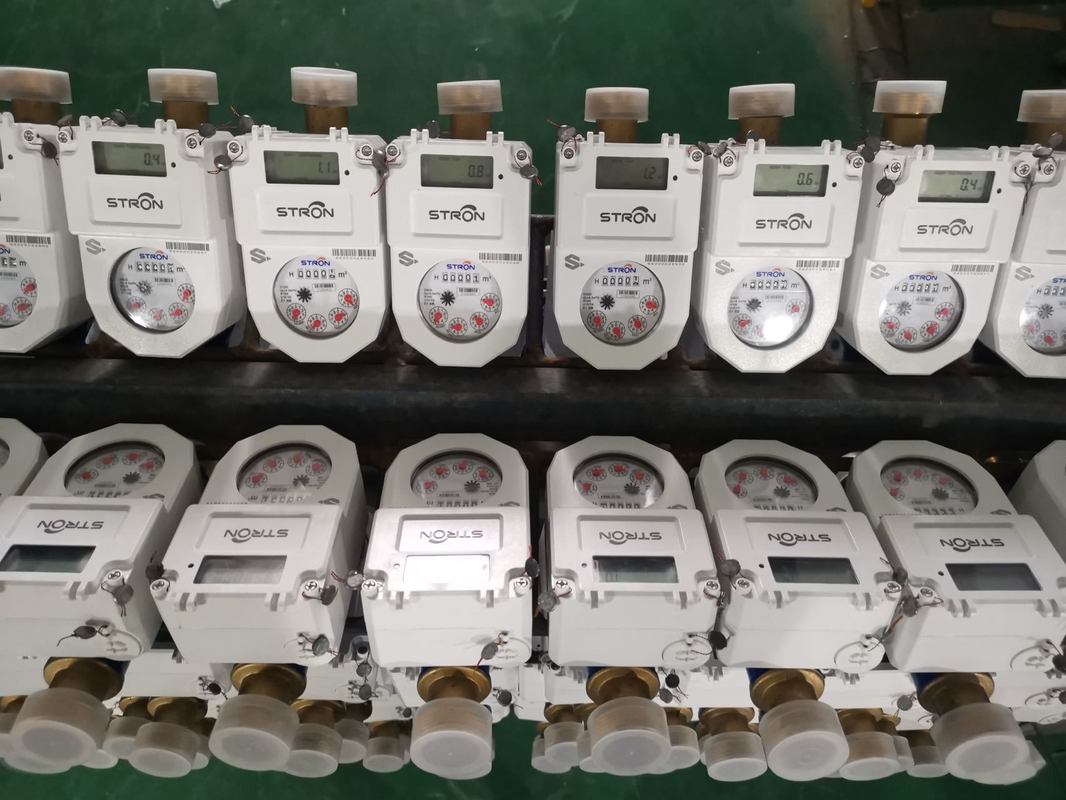 STS DN15mm Prepaid Watermeter met Flensverbinding ISO 4064 Klasse B en 8 Jaar Batterijduur