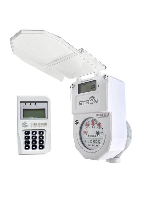 STS DN15mm Prepaid Watermeter met Flensverbinding ISO 4064 Klasse B en 8 Jaar Batterijduur