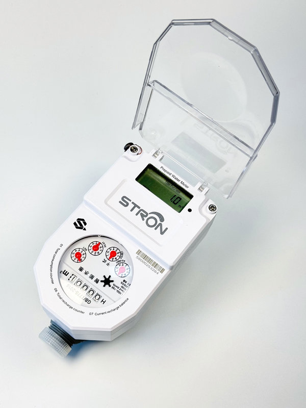STS DN15mm Prepaid Watermeter met Flensverbinding ISO 4064 Klasse B en 8 Jaar Batterijduur