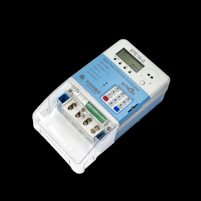 STS Prepaid Engery Meter 2G En 4G Netwerkcompatibiliteit Smart Prepaid Electricity Meter voor Smart Metering Applicaties IP54 Ingress Protection