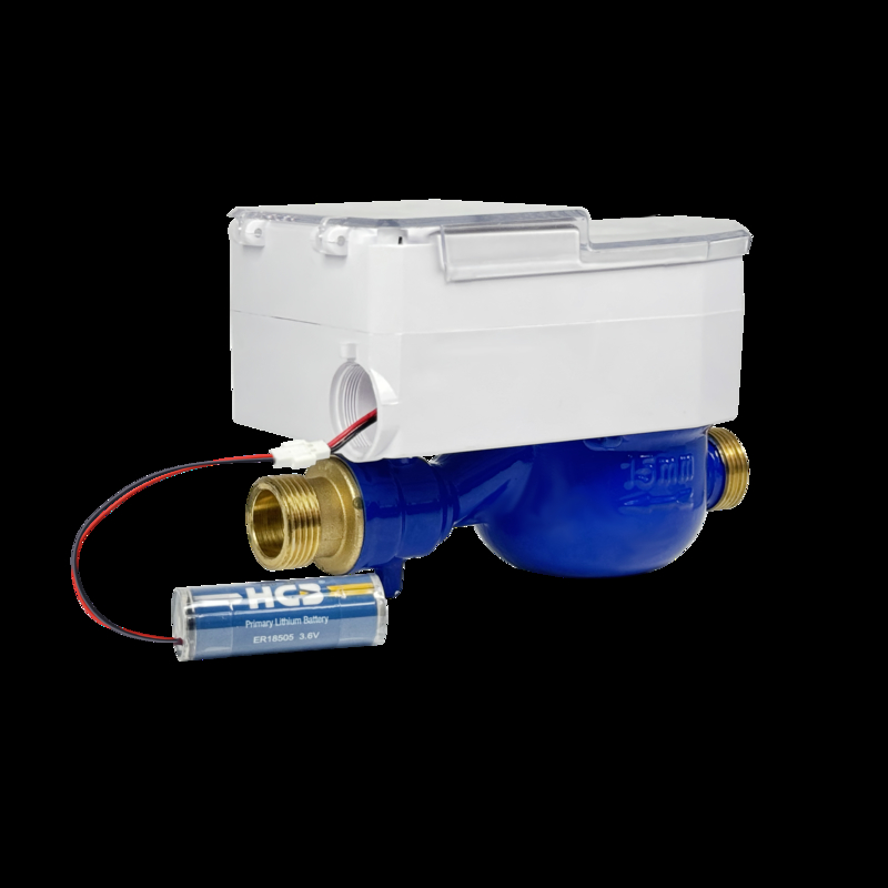 STW36-B Voorafbetaalde watermeter Modus Voorafbetaalde 1,2 kg Digitaal scherm Waterverbruik monitoring voor gemeentelijke en industriële