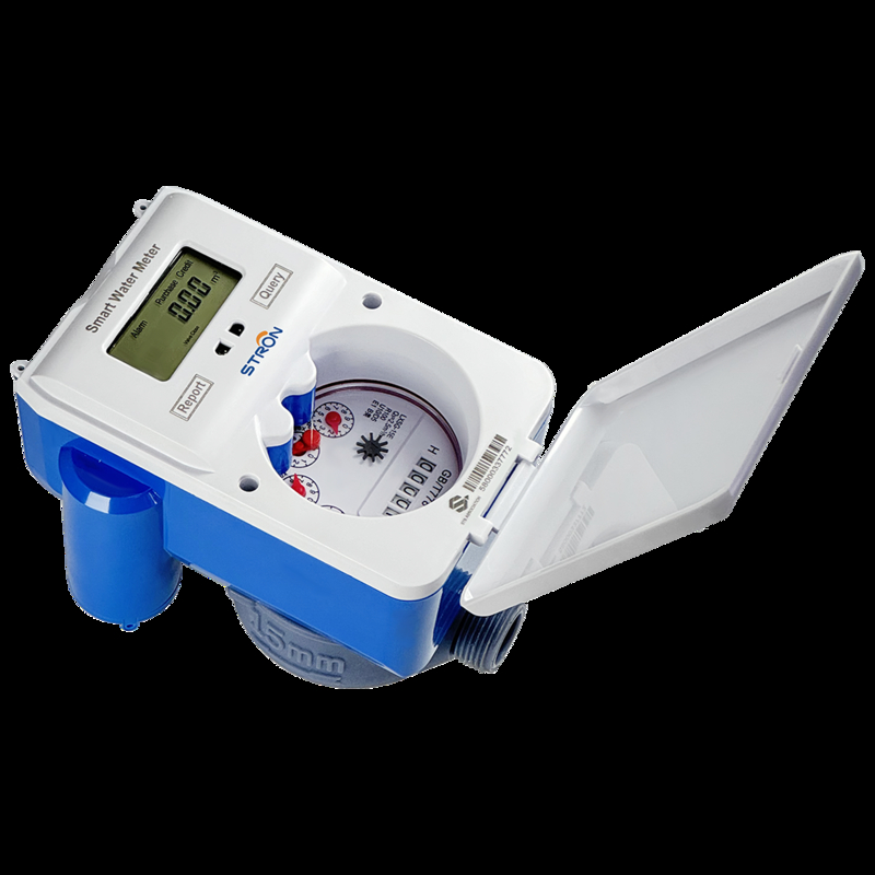 Hooggeïntegreerde STS Slimme Watermeter Bedrijfsdruk ≤1.6Mpa Koudwatermeter voor Waterverbruiksbeheer