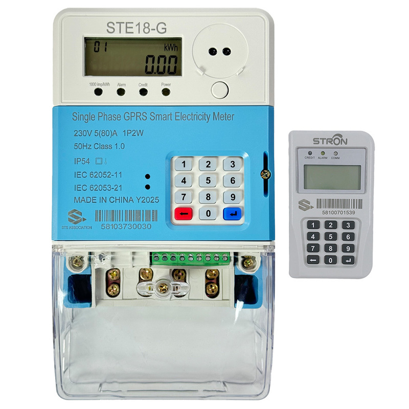 STS Single Electricity Prepaid Meter De slimme manier om het energieverbruik te controleren