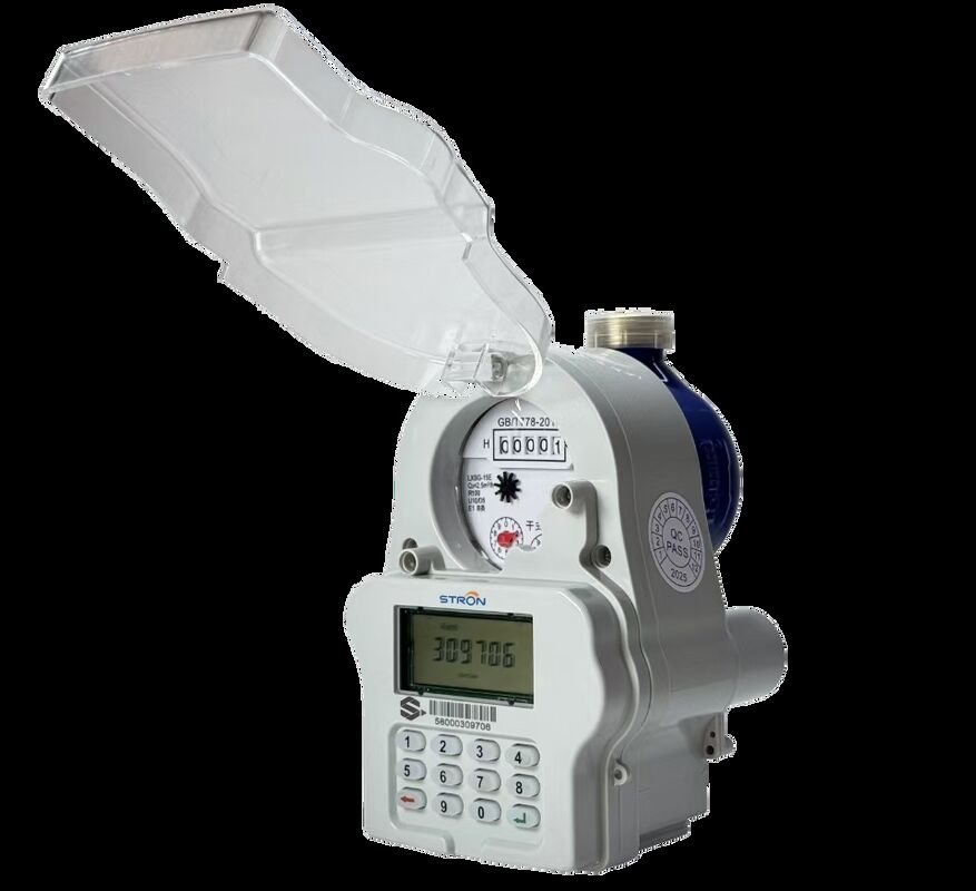 STRW240‑A STS prepaid watermeter met toetsenbord DN15‑DN25 messing IP68 LoRa‑RF uitlezing op afstand anti-sabotage voor huishoudelijk en commercieel water