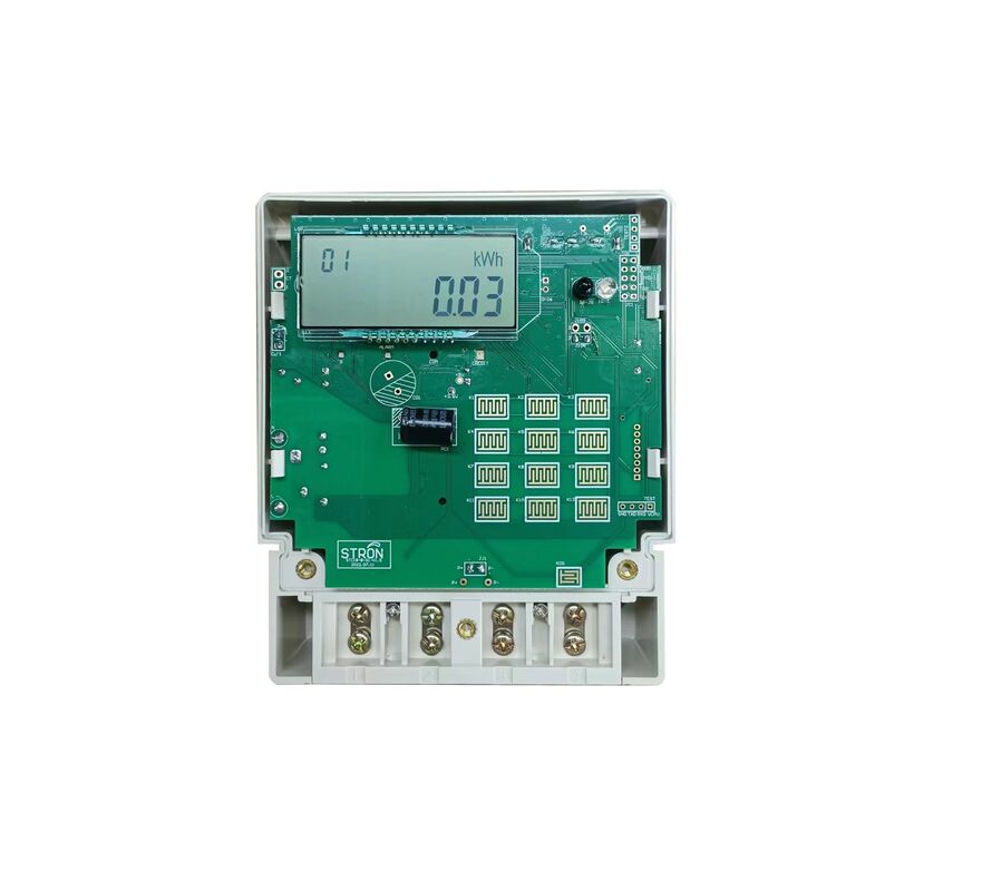 Hot Selling STS Eenfase M-PESA Toetsenbord Smart Prepaid Elektriciteitsmeter met LCD Display Klasse 1.0 Nauwkeurigheid Verkoopsysteem