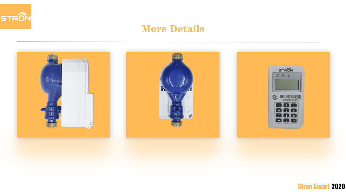 STS geïntegreerde smart watermeter met IP68-bescherming en DN15-grootte voor nauwkeurige waterstroommeting