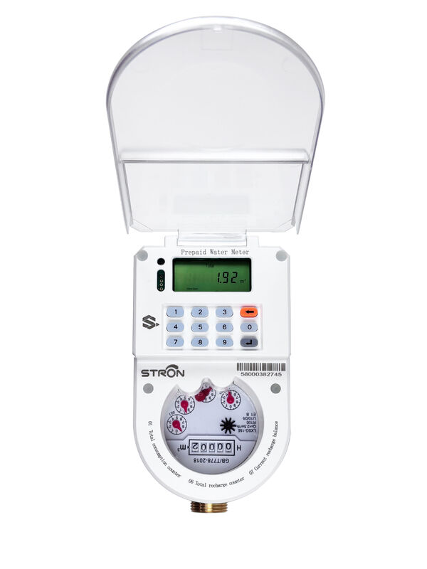 STS Prepaid Keypad Smart Water Meter DN15/DN20/DN25 met automatische afsluiting en IP68 waterdicht voor residentieel gebruik