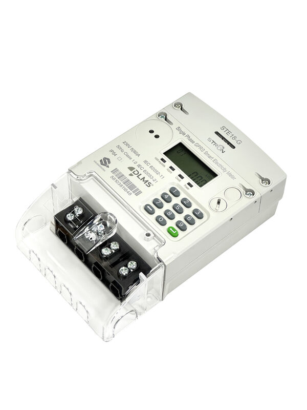 STS Prepaid Meter met 4G LTE Communicatie Klasse 1.0 Nauwkeurigheid en IP54 Waterdichte Slimme Prepaid Elektriciteitsmeter