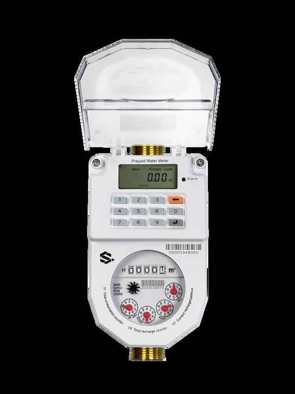 Stronsmart Factory Direct R100 STS Intelligente Prepaid Watermeter Roestvrijstalen Behuizing Geïntegreerd