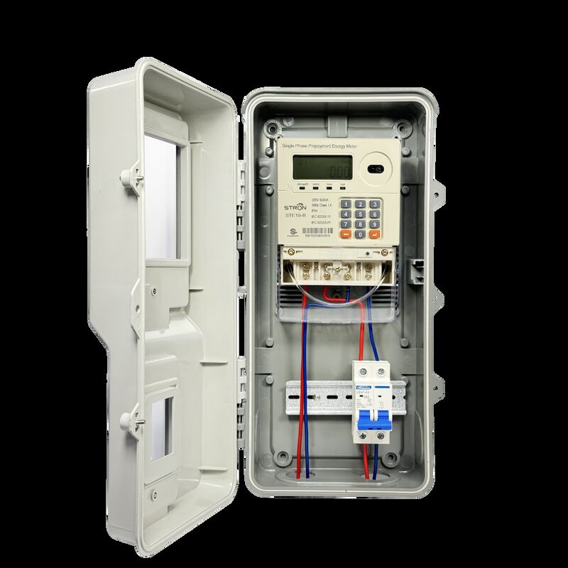 Keypad Input Way Elektrische slimme meter Biedt voorafbetalende technologie Ondersteunende energiebewaking en betalingsverwerking