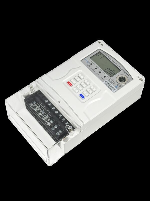 Toetsenbord Invoer Slimme Prepaid Elektriciteitsmeter met Stronpay Verkoopsoftware Nominale Frequentie 50-60HZ Energieverdeling mogelijk maken
