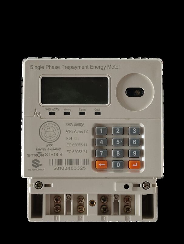 Smart Prepaid Electricity Meter geïntegreerd met onbeperkte capaciteit en Stronpay Vending Software Supporting Energy