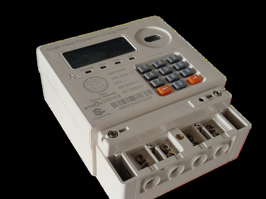 Smart Prepaid Electricity Meter geïntegreerd met onbeperkte capaciteit en Stronpay Vending Software Supporting Energy