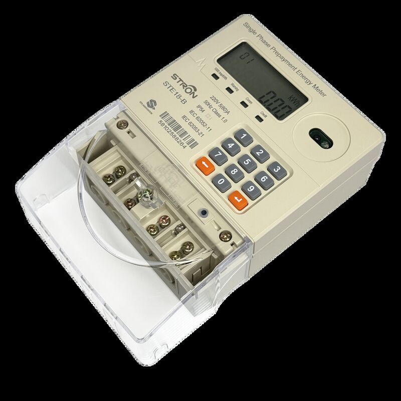 Prepaid Token Type Slimme Prepaid Elektriciteitsmeter met Onbeperkte Capaciteit, in combinatie met Stronpay Verkoopsoftware voor Energieverbruik