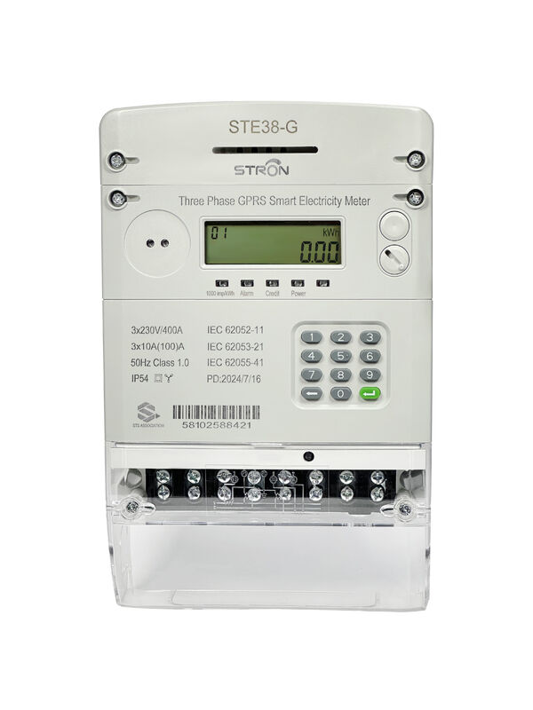 Smart prepaid elektriciteitsmeter ontworpen voor verbindingen over lange afstanden met een toonaangevende gevoeligheid van min 121 dBm