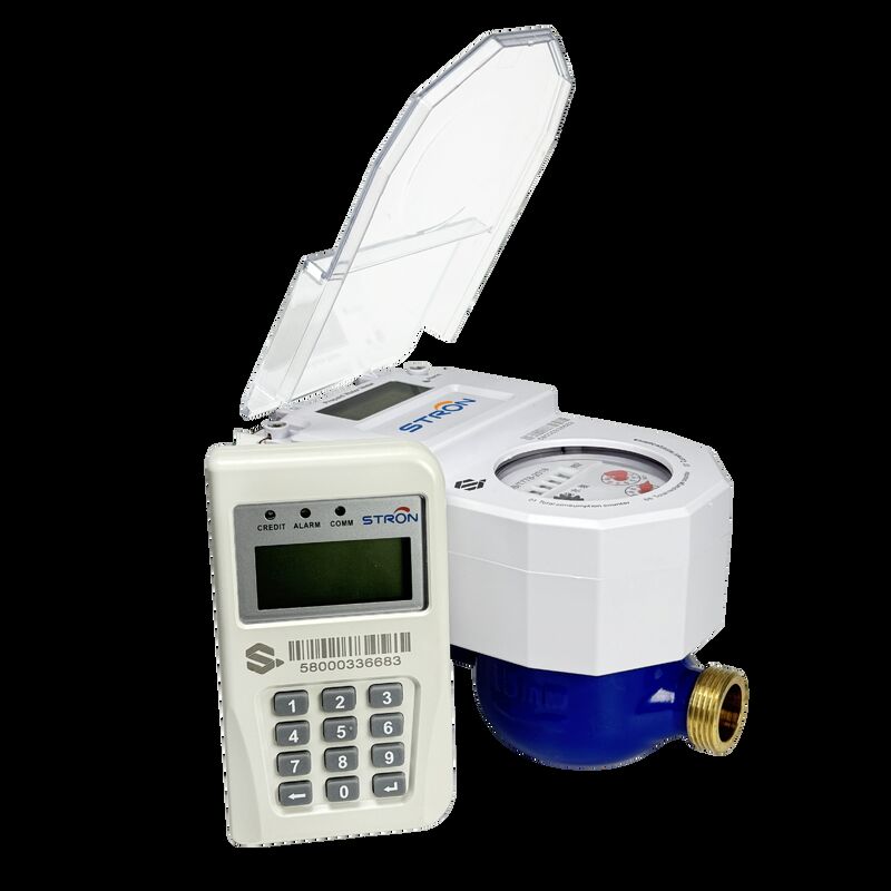 Multi-Jet STS Prepaid Watermeter. IP68, LCD Display, Prepaid Management Smart Water Meter Een zeer geïntegreerd apparaat ontworpen voor nauwkeurige meting en gegevensoverdracht.