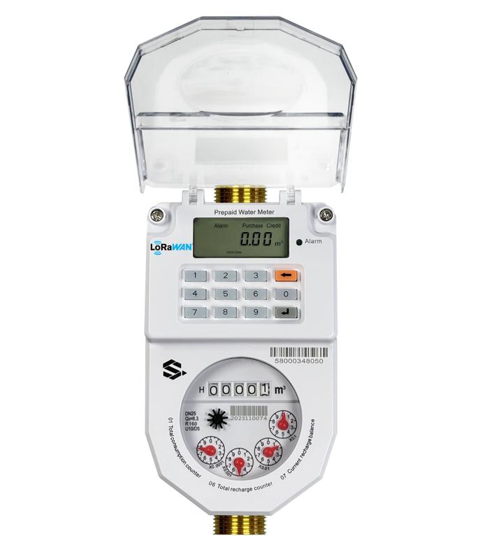 Slimme Watermeter IoT-gebaseerde meetoplossing ontworpen om waterverbruik te optimaliseren, realtime analyses te bieden en hulpbronnen te ondersteunen