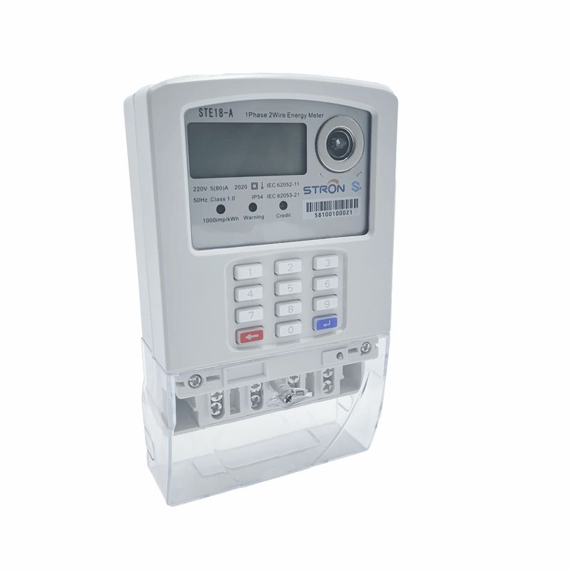 Het slimme Toetsenbord betaalde de Meter van de Enige Faseelektriciteit met AMI System en onafhankelijk verkoopplatform vooruit