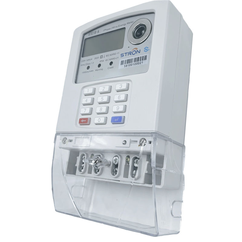Het slimme Toetsenbord betaalde de Meter van de Enige Faseelektriciteit met AMI System en onafhankelijk verkoopplatform vooruit