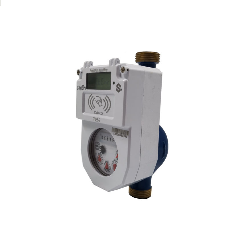 Het Type van ISO4046 IP68 Droge Watermeter, Meter van de het Waterstroom van R100 de Digitale