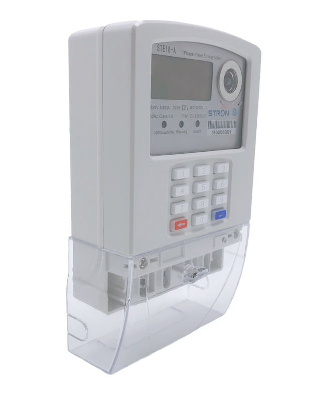 Lora-rf de Gespleten Functie van de Toetsenbordsts Standaard anti-Stamper betaalde Meter van de Enige Fase de Slimme Elektriciteit met CIU vooruit