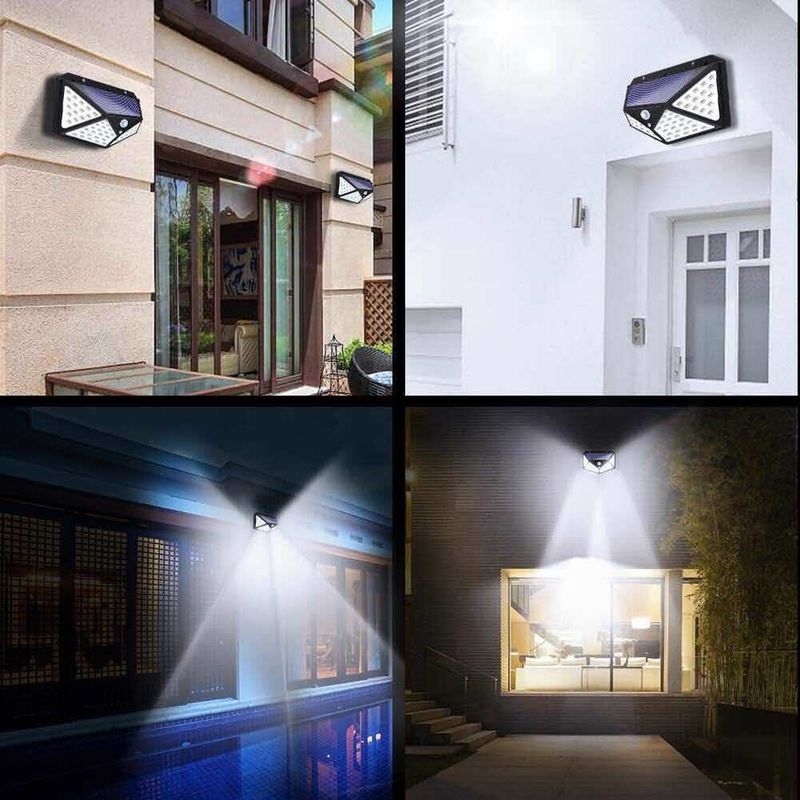 Van het de Lampen100led Lichaam van de binnenplaats de Zonne Openluchtmuur Lichten van de de Inductiegang