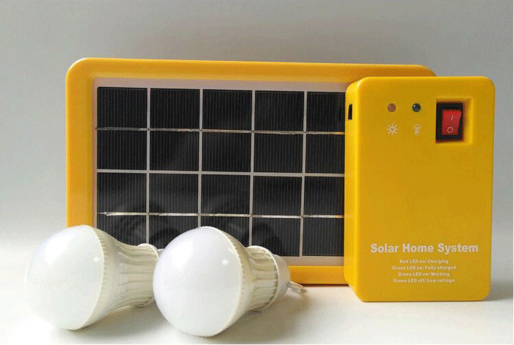 3W klein systeem 2 van de lithium zonne-energie gloeilamp licht openlucht het kamperen reislicht