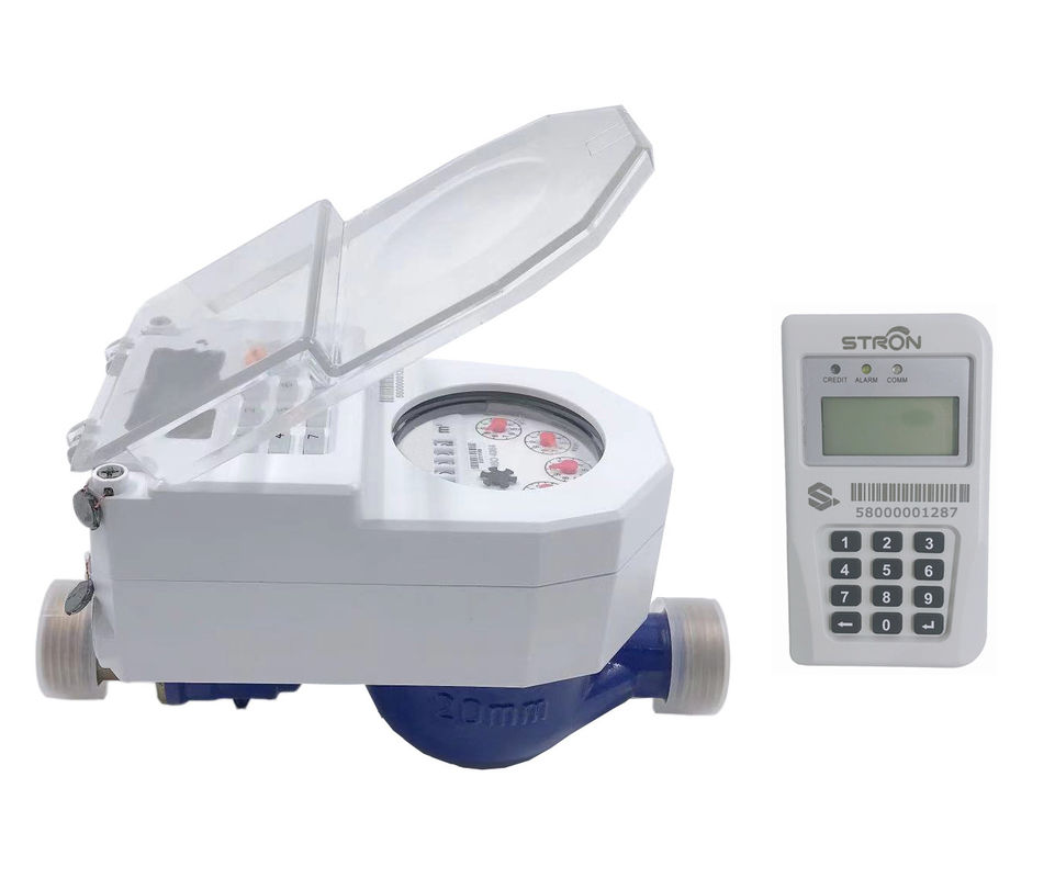 Vooruitbetaalde/Portvrije Slimme Elektronische Watermeter met niet Terugkeerklep