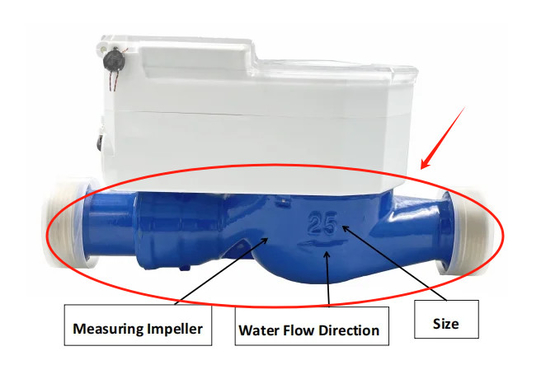 Watermeting met NB-IOT Smart Water Meter 0,1-90C Watertemperatuur 4-M16/8-M16/8-M16/8-M20 Verbindingsbouten