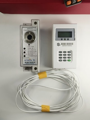 Smart Prepaid Electricity Meter 100A IP54 waterdicht enkelfasig
