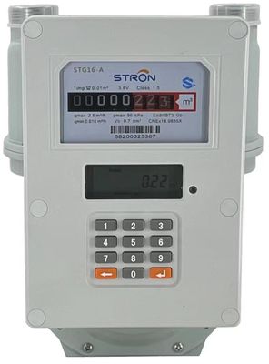 Staal 2 Slimme het Gasmeter van het Pijpdiafragma G2.5S met EN1359: 1998 Norm