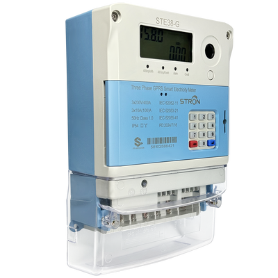 Slimme DRIE Meter Elektrische Meter Testapparatuur met Vooruitbetalingsmogelijkheid die Energiebewaking en Factureringsoplossingen garandeert