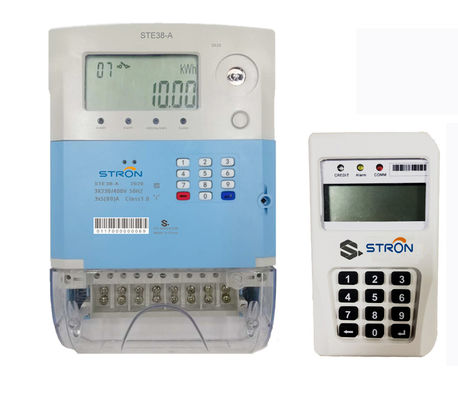 Norm van ste38-g GPRS Stron STS betaalde Meter de In drie stadia van de Vier Draadelektriciteit vooruit