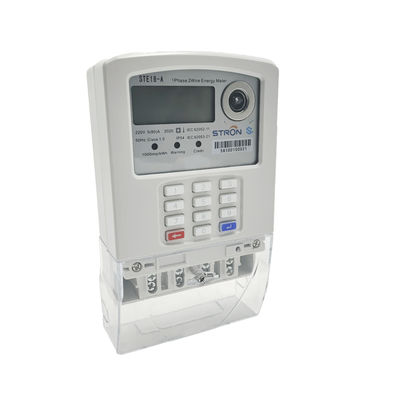 Vooruitbetaalde de verbinding/de scheidingselektriciteitsmeter van de het Toetsenbord Enige Fase van STS Norm automatisch