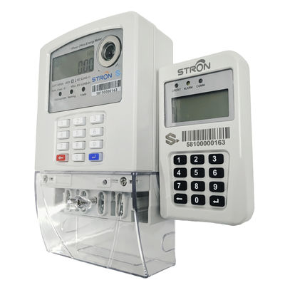 De gespleten meter van de de Enige Fase Vooruitbetaalde elektriciteit van het typetoetsenbord met CIU