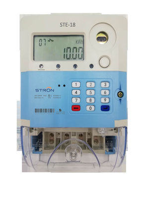 Van de Communicatie van STS Volgzame Vooruitbetaalde GPRS de Elektriciteitsmeter Toetsenbord mono-Fase