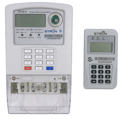 Lora-rf de Gespleten Functie van de Toetsenbordsts Standaard anti-Stamper betaalde Meter van de Enige Fase de Slimme Elektriciteit met CIU vooruit