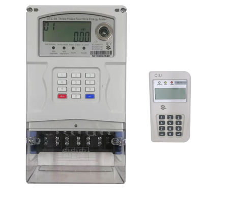 De toetsenbordsts Norm betaalde de Gespleten Antistamper In drie stadia van de Elektriciteitsmeter met CIU vooruit