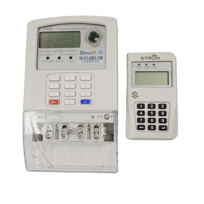 ISO14001 Smart Vooruitbetaalde Elektriciteitsmeter, 5A Vooruitbetaalde Nutsmeter