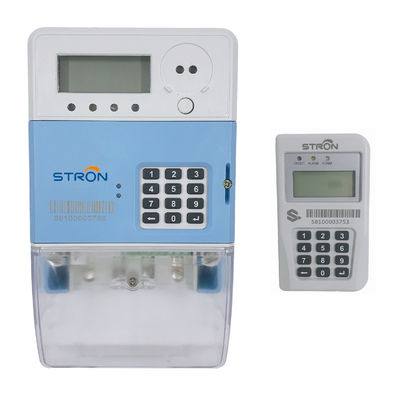 230V draadloze Vooruitbetaalde Energiemeter, Meter van de de Enige Fase de Elektronische Energie van 60HZ