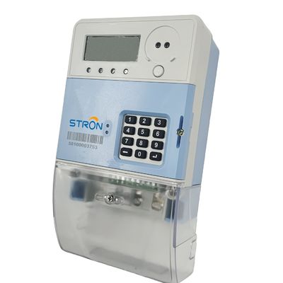 Waterdichte Meter van de enige Fasers232 900MHz de Smart Vooruitbetaalde Elektriciteit