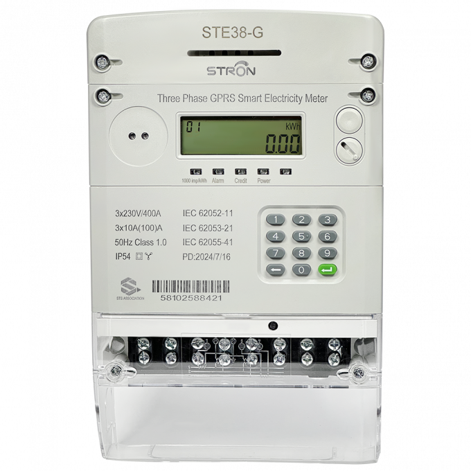 Single Phase Smart Prepai Low Credit Alarm en 220V Spanningsrating 0