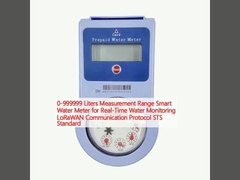 0-999999 Liters meetbereik Slimme watermeter voor real-time watermonitoring LoRaWAN Communicatie Protocol STS Standard