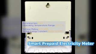 STE18 B gesplitste prepaid elektriciteitsmeter STS-gecertificeerd
